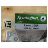 Remington 9mm Luger 115 MC 50rnds