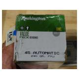 Remington 45 Auto 230gr FMJ 100rnds