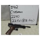 Crosman Mdl 2240 Cal .22 (5.5 Pellet) Air Pistol