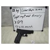 Springfield Armory Mdl XD9 Cal 9x19 Match