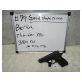 Bersa Mdl Thunder 380 Cal 380 S/N D47277 NO MAG