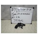 S&W Mdl AirLite Cal 38spl S/N CEZ7562 w/Lazer Grip