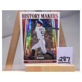 Ichiro Seattle Mariners History Makers Card