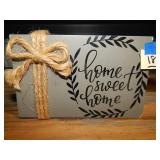 'Home Sweet Home' Decor Sign-Wood