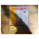 Office Max 25pc Sheet Protectors SEALED