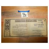 Vintage 2ï¿½ Refund Check From Montgomery Ward & Co