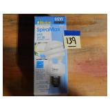 Maxlite SpiralMax 60W Light Bulb-Opened