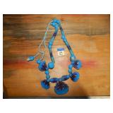 Blue Clay? Bead Necklace