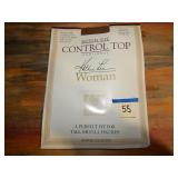 Kathie Lee Control Top Panty Hose w/ Sandalfoot