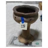 Indian Pottery Oil Lamp Pre-Columbian???