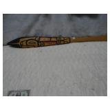 NW Coast Indian Painted Paddle