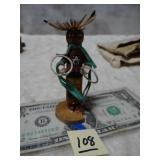 Hopi Kachina Doll Hoop Dancer Miniature