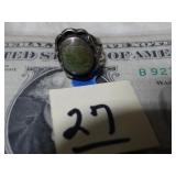 Turquoise & Silver Navajo Ring Sz 3ï¿½