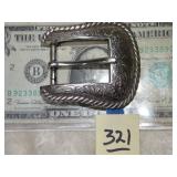 Western Style Belt Buckle Marked Tiawan