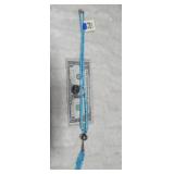 Turquoise & Silver Necklace Navajo 17' L