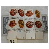 Postage Stamps w/ Pueblo Art On Them 8ct