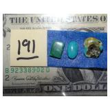 2ct Turquoise Cabachons & 1ct Bead