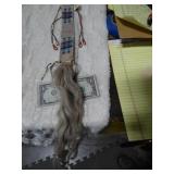 Sinew Sewn Plains Beaded Dance Belt or Hair Decor