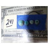 4ct Turquoise Cabachons