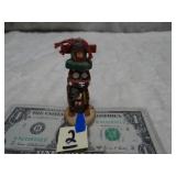 Miniature Mud Head Kachina Doll-Signed