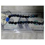 Carnival Glass Faceted Beads