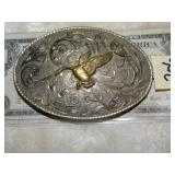 Belt Buckle Montana Silver Smith German Silver