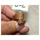 Copper Spoon Ring