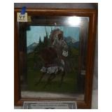 Indian Foil Picture-Framed