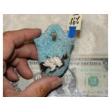Zuni Turquoise Effigy Pottery