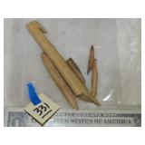 Old Eskimo Pieces of Harpoons