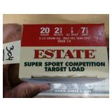Estate 20Ga 2ï¿½' 7ï¿½ Shot 25rnds