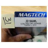 Magtech 32 S&W Long 98gr WLB 50rnds