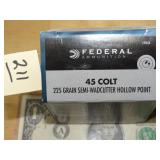 Federal 45 Colt Long 225gr SWC HP 20rnds