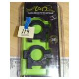 EDFS Carbon Fiber Scope Rings 1' Tube Size