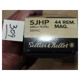 Sellier & Bellot 44 Rem Mag 240gr 50rnds