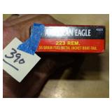 American Eagle 223 55gr FMJ BT 20rnds SEALED