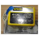 Speer 45 Cal 200gr .451' HP 100ct