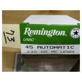 Remington 45 Auto 230gr MC 50rnds