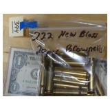 Brownells 222 Brass NEW 20ct