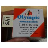 Olympic 5.56x45 SS109 Green Tip 62gr 50rnds