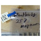 WBY 257 Magnum Brass 9ct