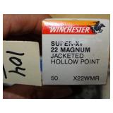 Winchester Super X 22 Magnum JHP 50rnds