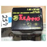 Tul Ammo 7.62x39mm 124gr FMJ 20rnds