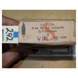 8mm M.30 Scharfe 10rnds On Strip Clips