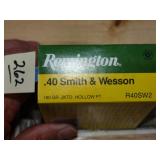 Remington 40 S&W 180gr HP 25rnds