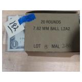7.62mm Ball 20rnds