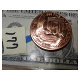 1oz Copper Round