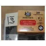 Herter's 7.62x39 122gr FMJ 20rnds
