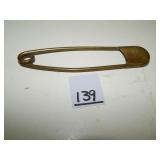 Copper Large Safety Pin