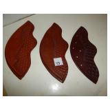 Embossed Leather Pieces 5ct